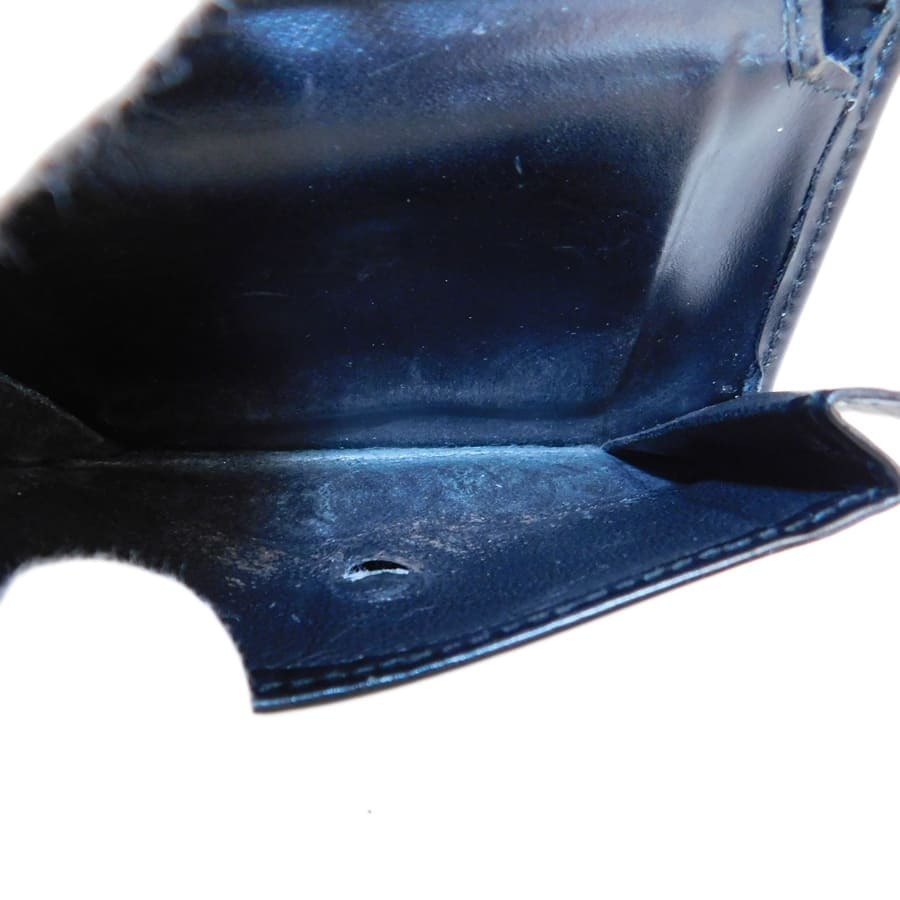 1円■グッチ 折りたたみ財布 143384 ブラック系 レザー シンプル 無地 メンズ GUCCI ■E.Aep.sni-06_画像7