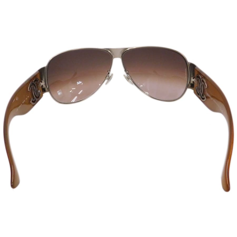 1円■美品 シャネル サングラス 4153 c304／13 ブラウン系 プラスチック お洒落 CHANEL■E.Css.tI-12_画像4