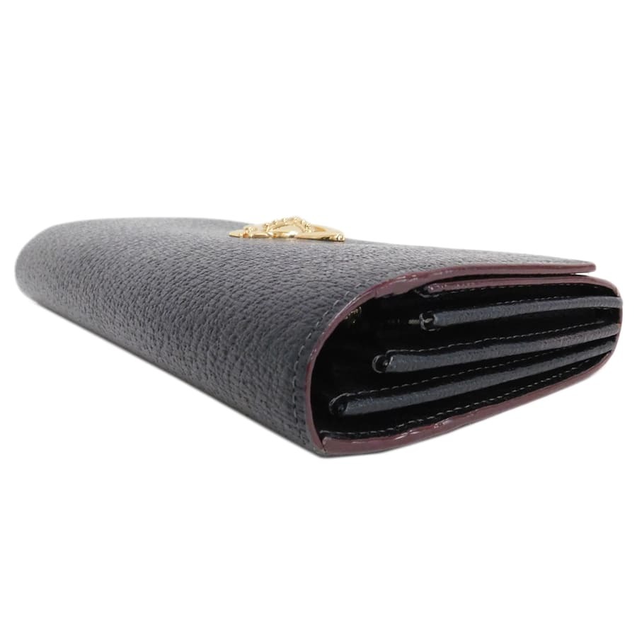 1円■ヴィヴィアンウエストウッド 長財布 ブラック系 カードケース付き Vivienne Westwood ■E.Ble.tI-12_画像5
