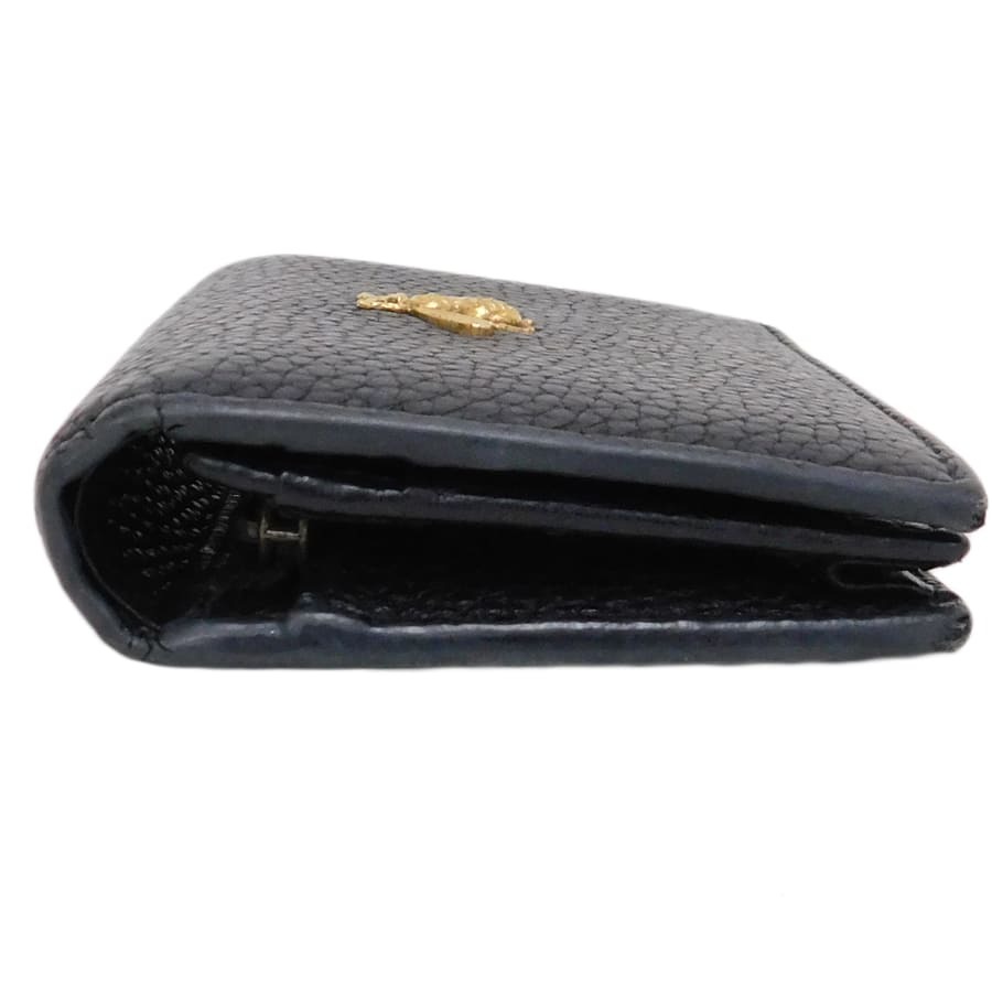 1円■グッチ 二つ折り財布 ブラック系 レザー アニマリエ Blind for Love ユニセックス 小さめ GUCCI ■E.Csi.sni-11_画像3