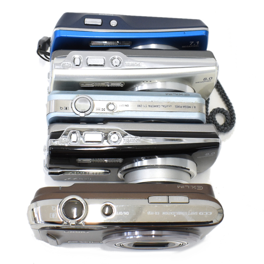 1 иен VOLYMPUS Olympus CASIO Casio компактный цифровой фотоаппарат 5 шт. продажа комплектом VE.Bee.s1-11