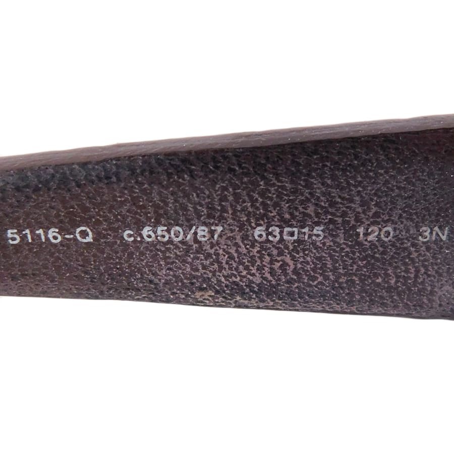 1円■ 極美品 シャネル サングラス 5116-Q ブラウン系 プラスチック×レザー レディース CHANEL ■K.Csi.oR-05_画像7