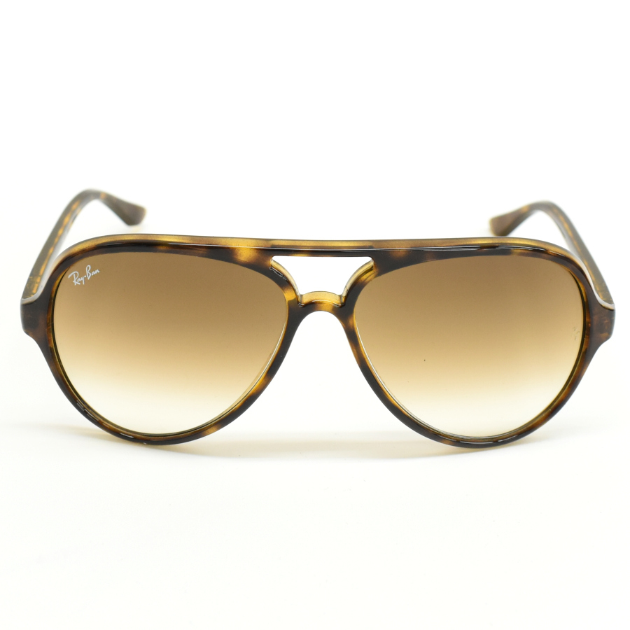 1円◆美品 RayBan レイバン サングラス アイウェア RB4125 CATS 5000 プラスチック ブラウン◆E.Bls.pS-06_画像2