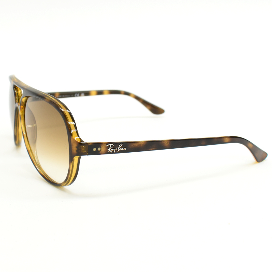 1円◆美品 RayBan レイバン サングラス アイウェア RB4125 CATS 5000 プラスチック ブラウン◆E.Bls.pS-06_画像3