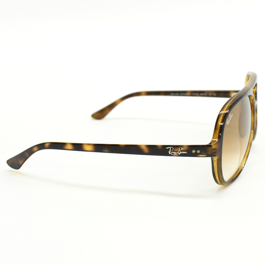1円◆美品 RayBan レイバン サングラス アイウェア RB4125 CATS 5000 プラスチック ブラウン◆E.Bls.pS-06_画像4