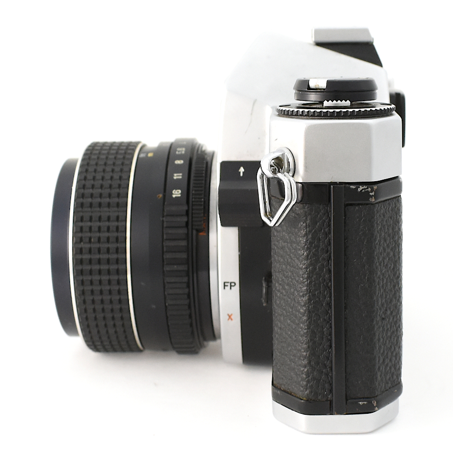 1円◆美品 PENTAX ペンタックス SPOTMATIC F SMC TAKUMAR F1.4 50mm フィルムカメラ 35mm ブラック シルバー◆E.Bml.pD-28_画像3