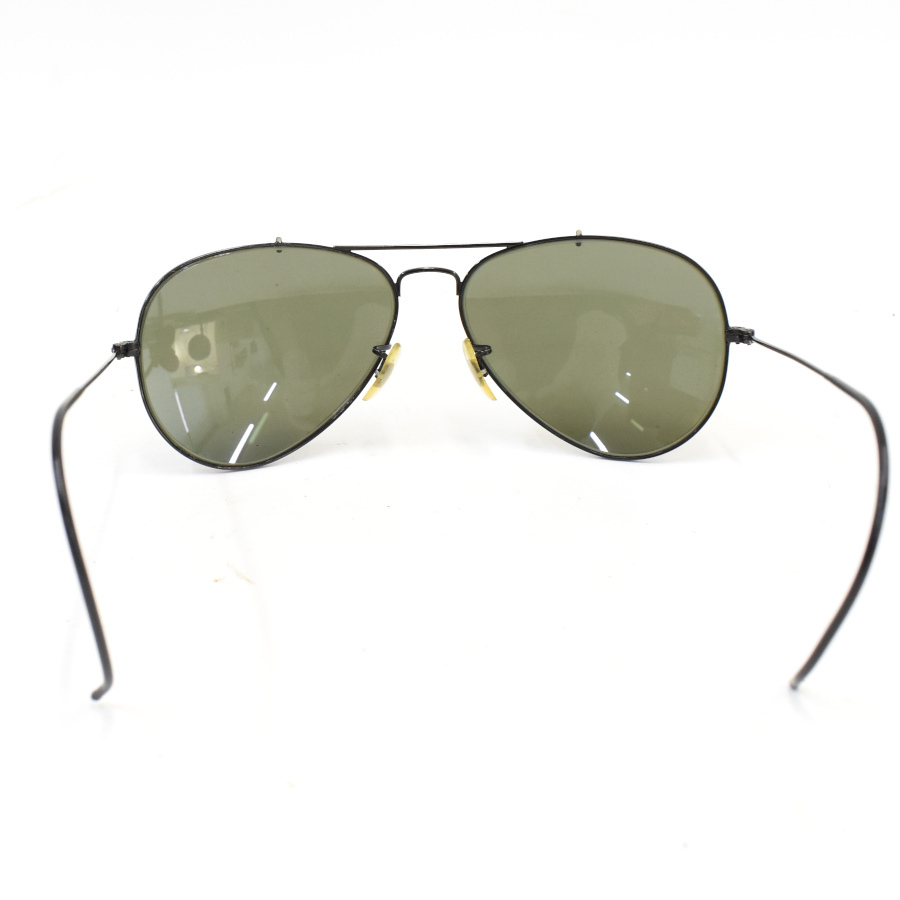 1円◆良品 RayBan レイバン サングラス アイウェア ティアドロップ ボシュロム B&L USA メタル ブラック◆E.Bie.aT-27_画像3