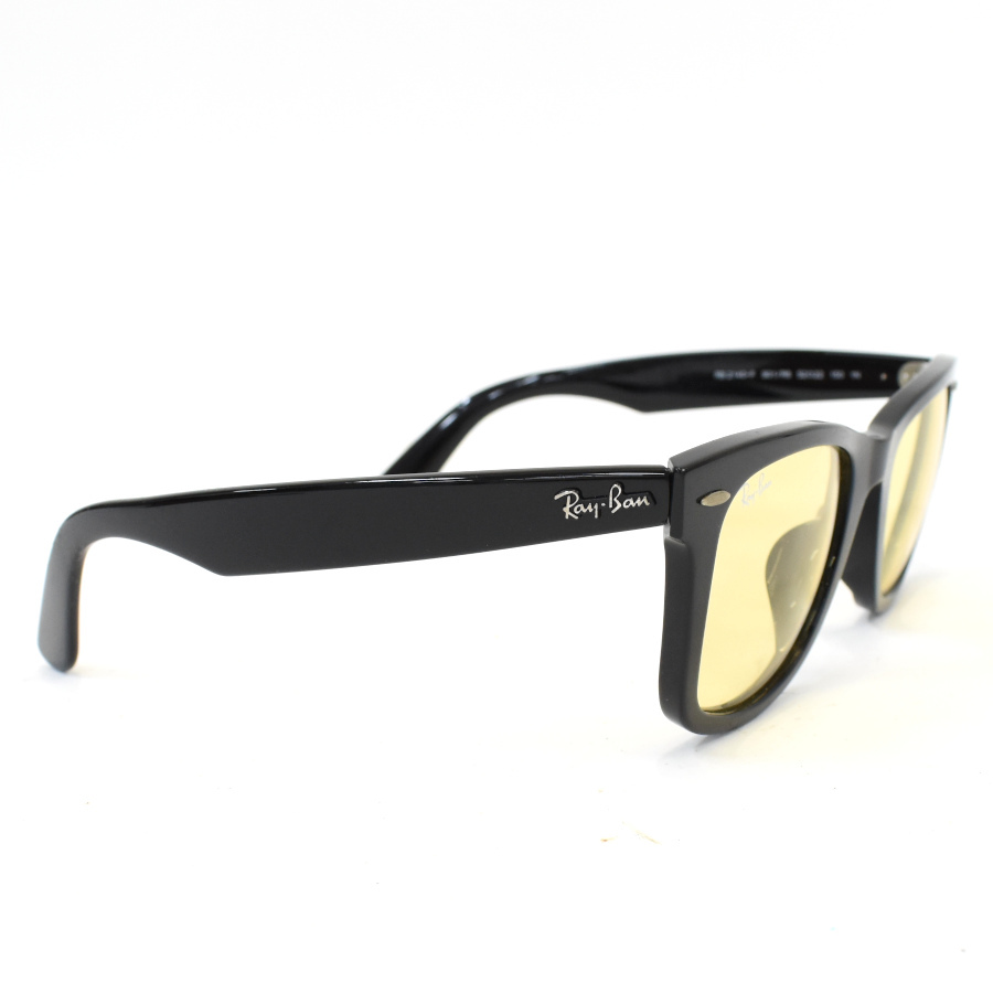 1円◆良品 RayBan レイバン サングラス アイウェア ウェイファーラー RB2140-F プラスチック ブラック◆E.Bmu.aT-27_画像4