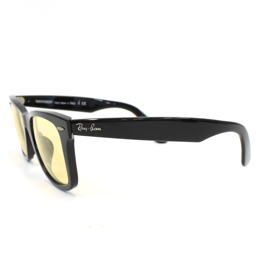 1円◆良品 RayBan レイバン サングラス アイウェア ウェイファーラー RB2140-F プラスチック ブラック◆E.Bmu.aT-27_画像5