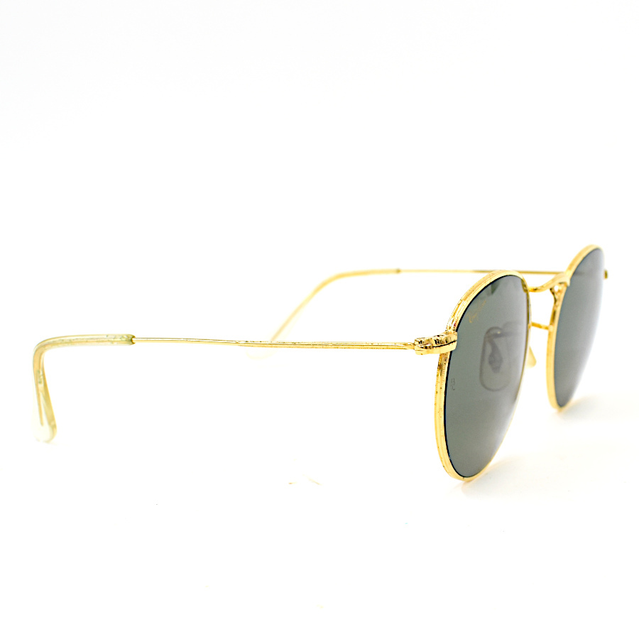 1円◆良品 RayBan レイバン サングラス アイウェア ラウンドメタル ボシュロム B&L USA ゴールド◆E.Bie.aT-23_画像5