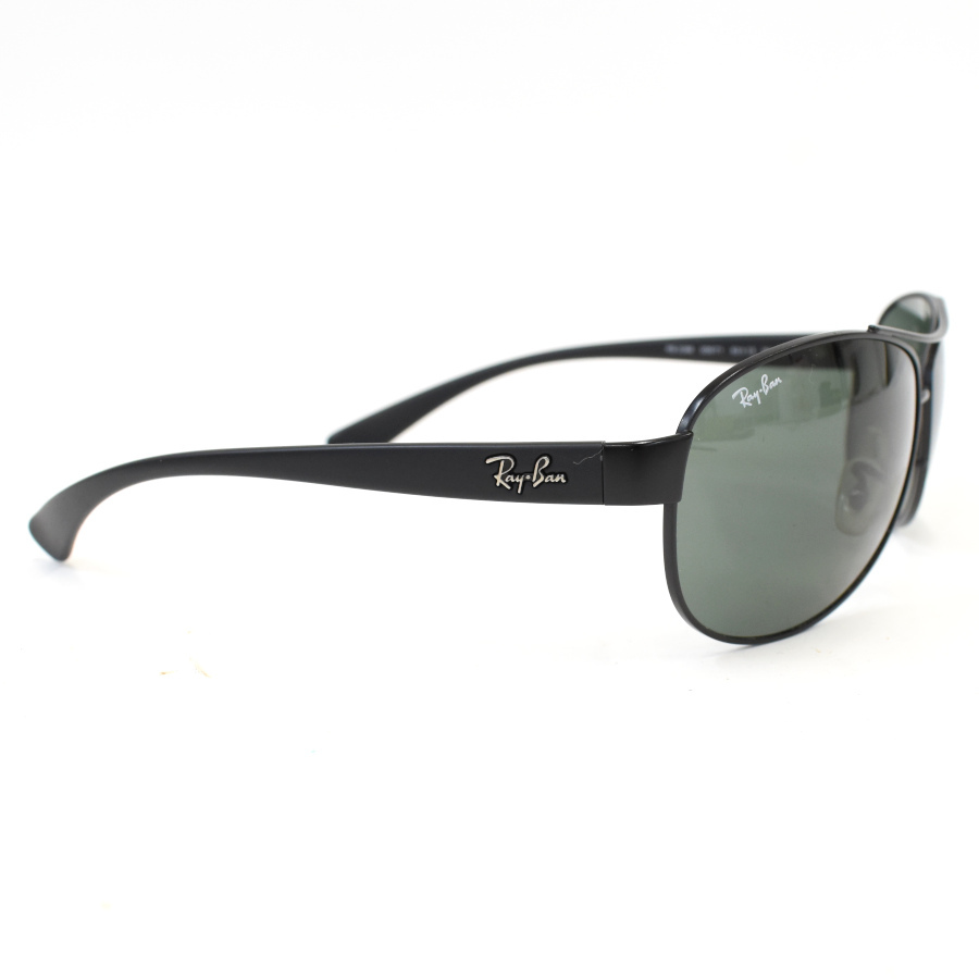 1円◆良品 RayBan レイバン サングラス アイウェア ティアドロップ RB3386 スチール プラスチック マットブラック◆E.Bgm.tI-23_画像5