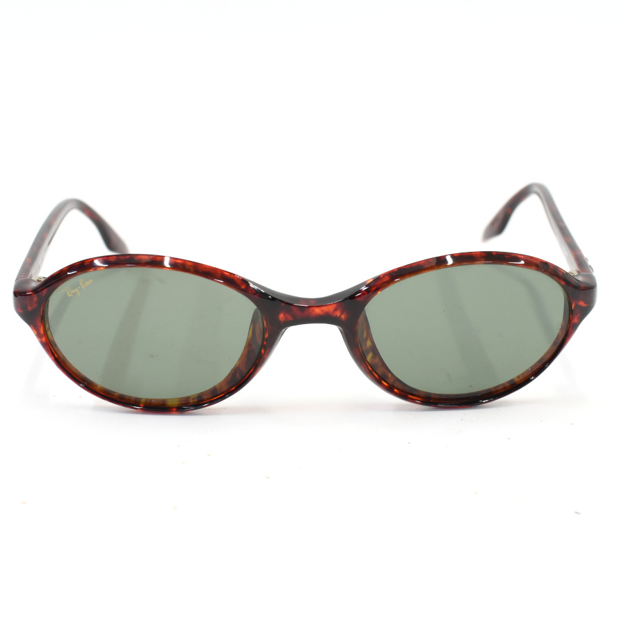 1円◆美品 RayBan レイバン サングラス アイウェア サイドストリート オーバル ボシュロム B&L べっ甲 プラスチック ブラウン◆E.Bmi.aT-23_画像2