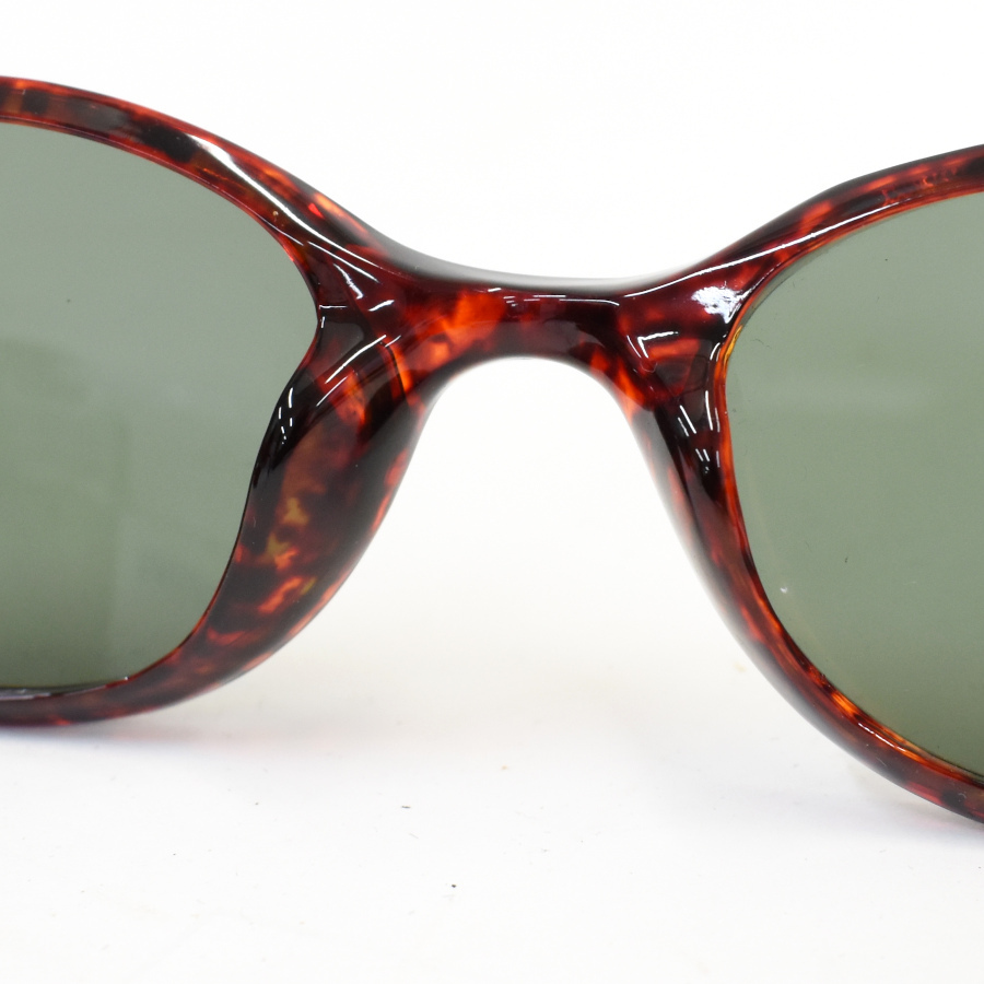 1円◆美品 RayBan レイバン サングラス アイウェア サイドストリート オーバル ボシュロム B&L べっ甲 プラスチック ブラウン◆E.Bmi.aT-23_画像6