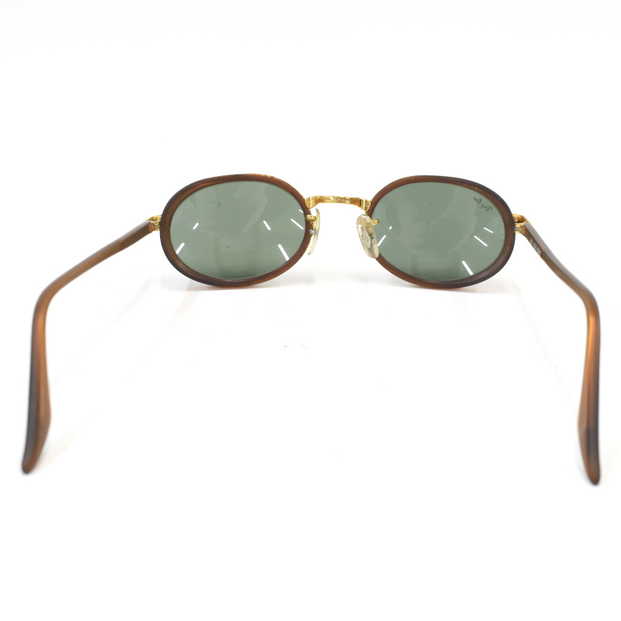 1円◆良品 RayBan レイバン サングラス アイウェア オーバル ボシュロム B&L プラスチック ブラウン◆E.Bes.tI-23_画像3