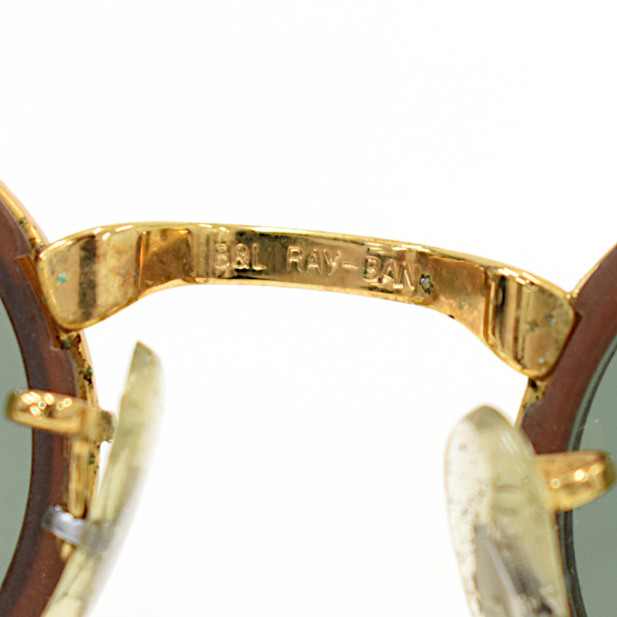 1円◆良品 RayBan レイバン サングラス アイウェア オーバル ボシュロム B&L プラスチック ブラウン◆E.Bes.tI-23_画像7