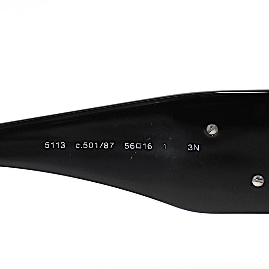 1円◆美品 CHANEL シャネル サングラス アイウェア カメリア ココマーク 5113 プラスチック ブラック◆E.Cse.aT-22_画像8