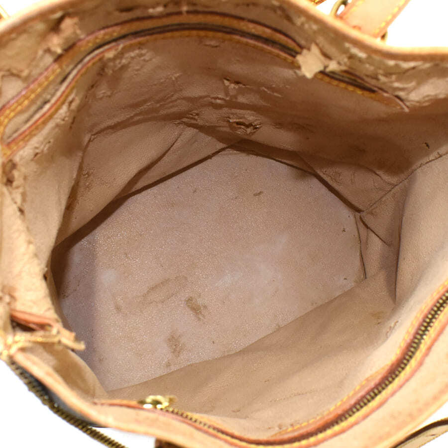 1円◆LOUIS VUITTON ルイヴィトン トートバッグ バケットGM M42236 モノグラム キャンバス×レザー ブラウン◆E.Cme.tI-20_画像7