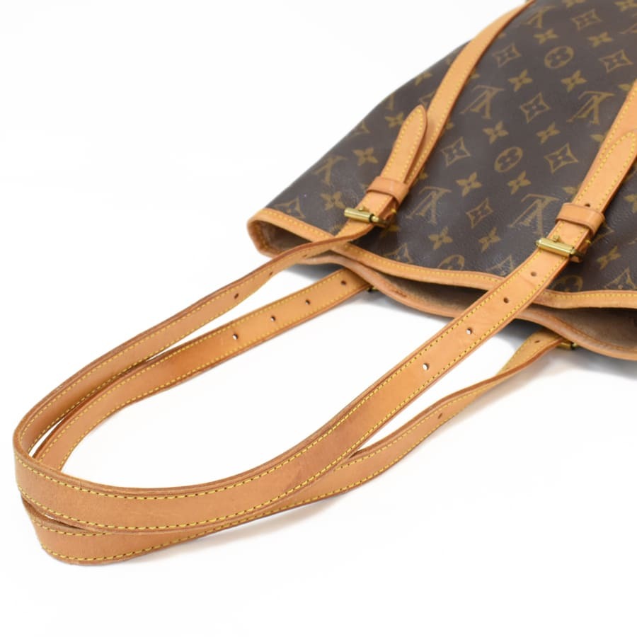 1円◆LOUIS VUITTON ルイヴィトン トートバッグ バケットGM M42236 モノグラム キャンバス×レザー ブラウン◆E.Cme.tI-20_画像8