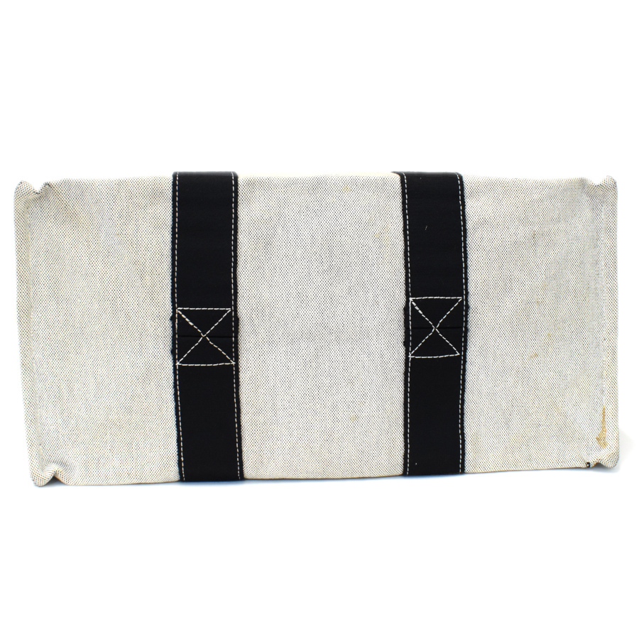 1円◆良品 HERMES エルメス トートバッグ ハンドバッグ ボラボラGM トワルアッシュ キャンバス ライトグレー◆E.Csg.zE-22_画像4