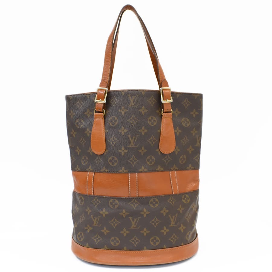 1円◆美品 LOUIS VUITTON ルイヴィトン トートバッグ バケットGM M42236 モノグラム キャンバス ブラウン◆E.Brl.tI-20_画像3