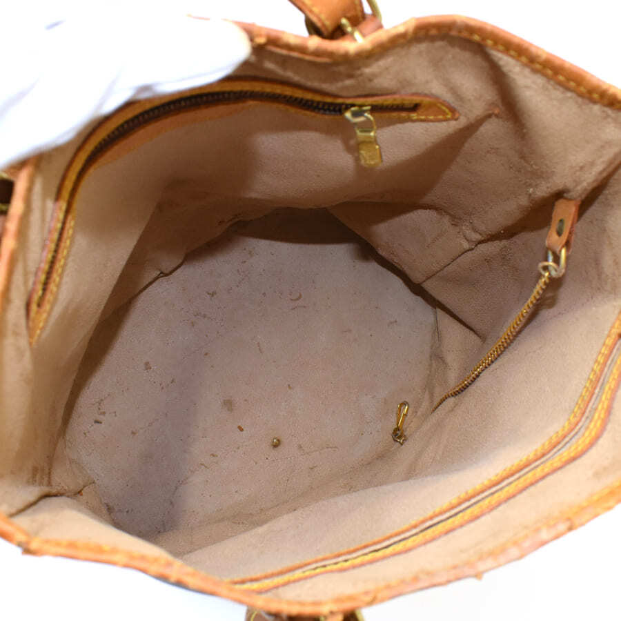 1円◆LOUIS VUITTON ルイヴィトン トートバッグ バケットGM M42236 モノグラム キャンバス×レザー ブラウン◆E.Csg.tI-20_画像7
