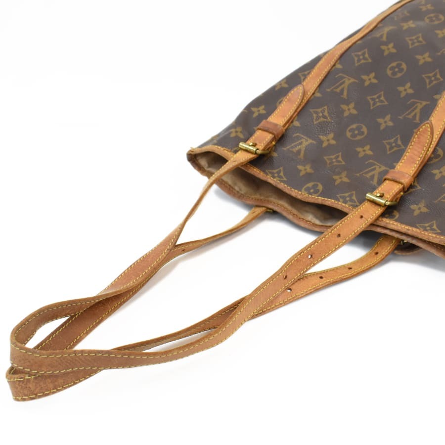 1円◆LOUIS VUITTON ルイヴィトン トートバッグ バケットGM M42236 モノグラム キャンバス×レザー ブラウン◆E.Csl.tI-08_画像8