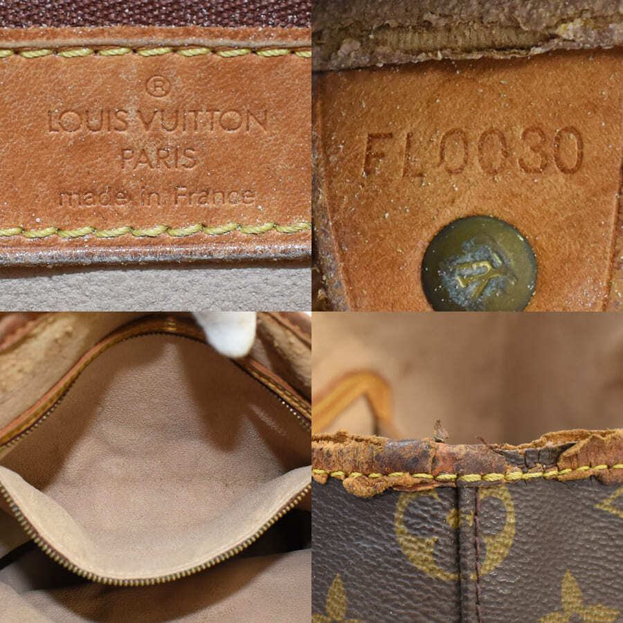 1円◆LOUIS VUITTON ルイヴィトン トートバッグ バケットGM M42236 モノグラム キャンバス×レザー ブラウン◆E.Csl.tI-08_画像9