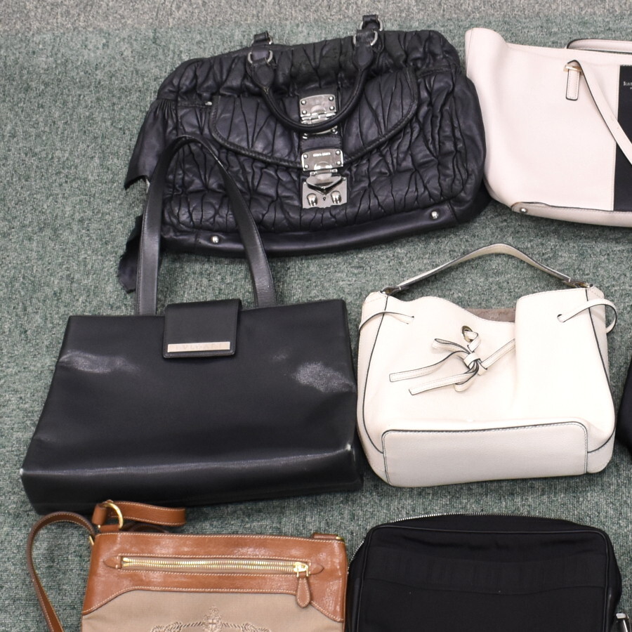 1円◎バッグ ミュウミュウ セリーヌ フェンディ プラダ フルラ バリー ブルガリ カルティエ 大量 まとめ売り◎E.Clu.zE-20_画像2