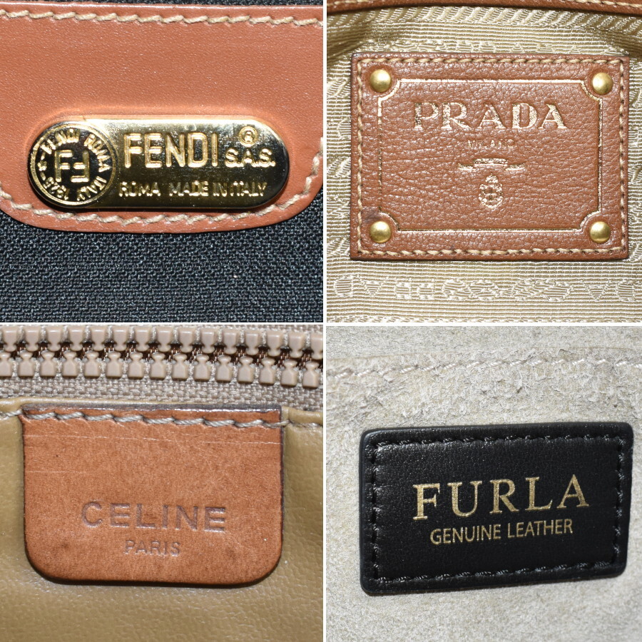 1円◎バッグ ミュウミュウ セリーヌ フェンディ プラダ フルラ バリー ブルガリ カルティエ 大量 まとめ売り◎E.Clu.zE-20_画像8