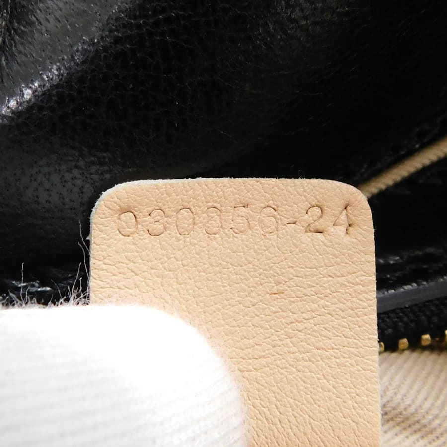 1 иен # превосходный товар Chloe ручная сумочка оттенок черного кожа вязаный ремень Gold металлические принадлежности довольно большой женский Chloe #E.Cse.tI-06