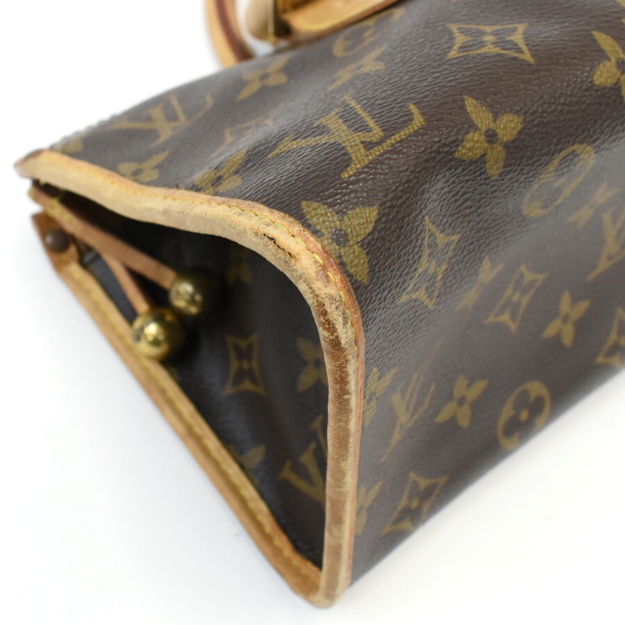 1円◆定価10万 良品LOUIS VUITTON ルイヴィトン ハンドバッグ ポパンクール M40009 モノグラム ブラウン◆E.Cmg.pD-30_画像5