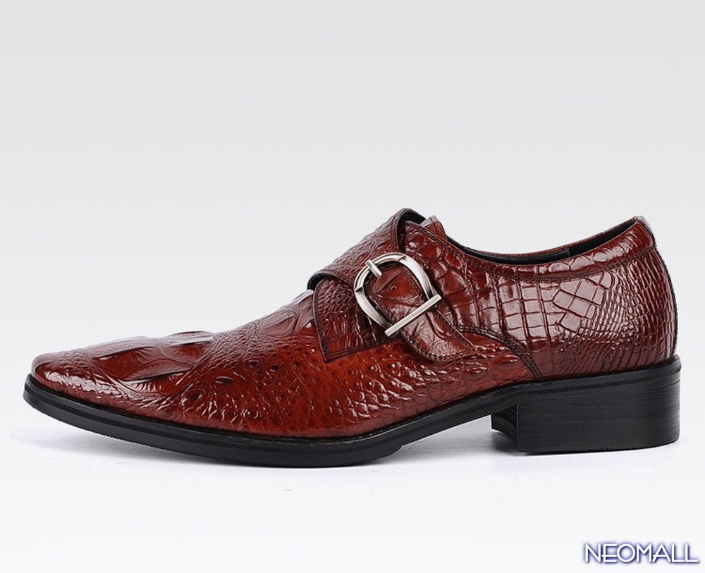  очень популярный * мужской бизнес кожа обувь wine red размер 28.5cm кожа обувь обувь casual . искривление . ходить на работу легкий работа [614]