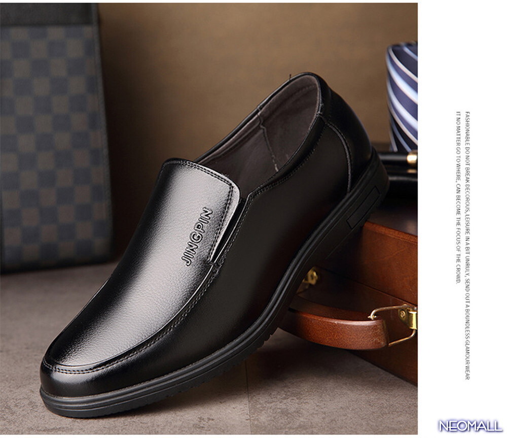  сегодня. Medama * мужской бизнес кожа обувь черный размер 26.5cm кожа обувь обувь casual . искривление . ходить на работу легкий [440]