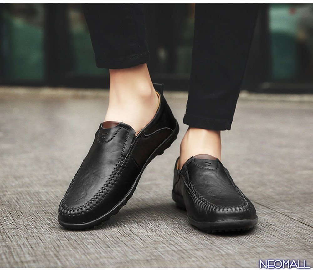  популярный товар * мужской бизнес корова кожа обувь черный размер 28.5cm кожа обувь обувь casual . искривление . ходить на работу легкий [623]