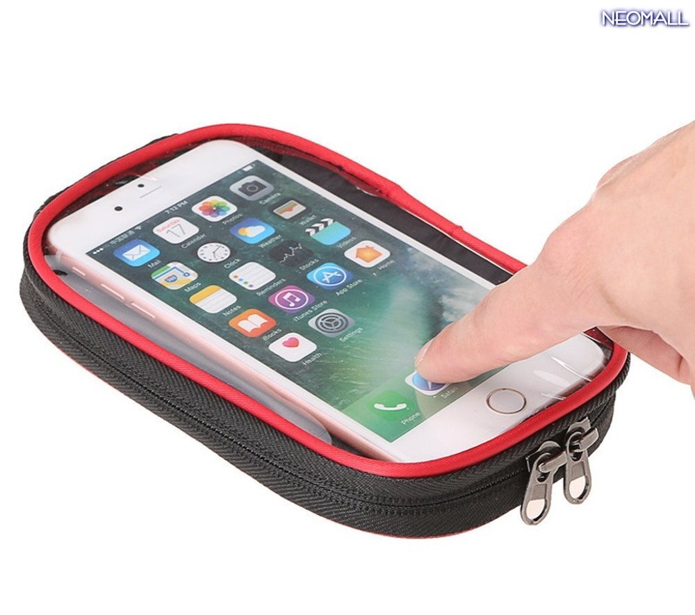  удобный item * верх камера сумка красный смартфон кейс сенсорная панель сумка 5.7 дюймовый передняя балка k велосипед детали [apa-377]