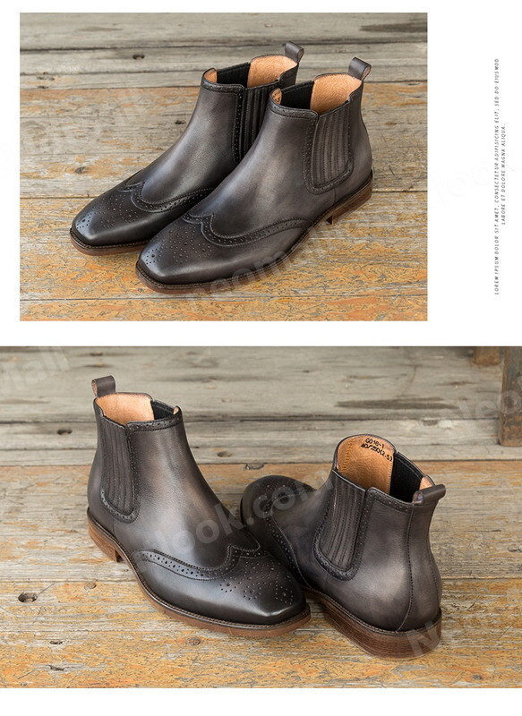  включая доставку * натуральная кожа телячья кожа мужской короткие сапоги серый размер 24.0cm кожа обувь обувь casual . искривление . ходить на работу легкий импортированный автомобиль товар [n054]