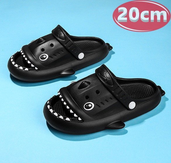  сандалии Kids черный 20.same. Shark лето море resort n396