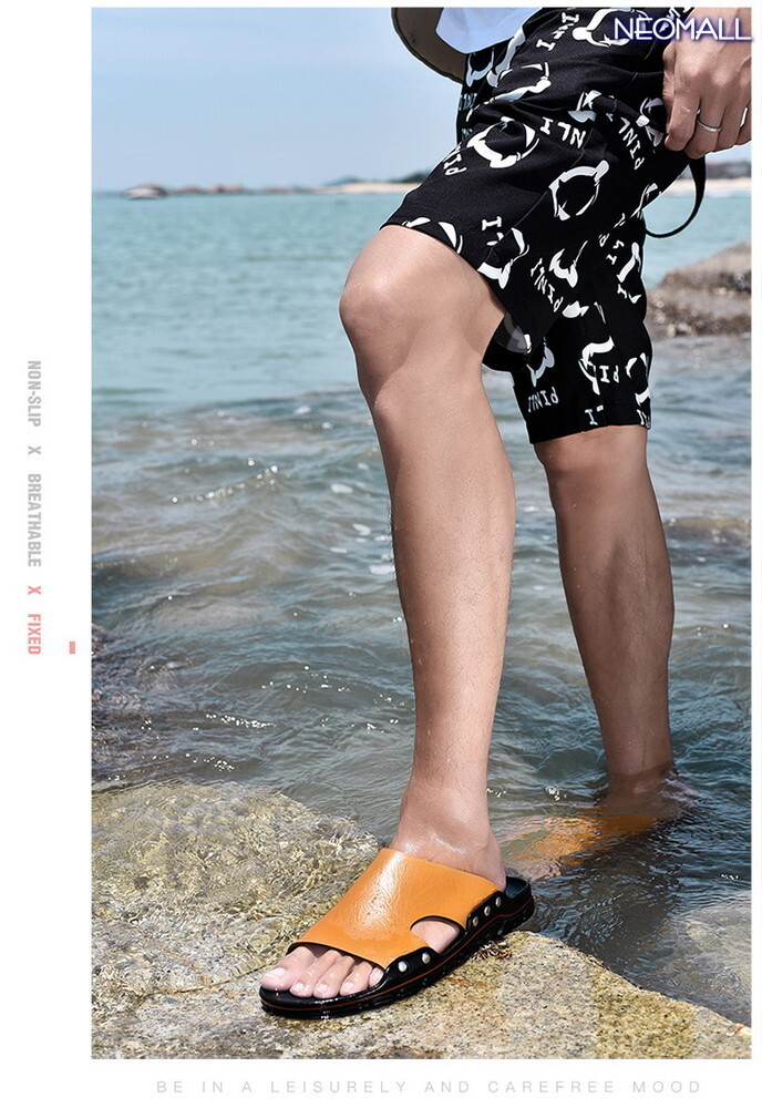  сегодня. Medama товар * кожа сандалии 24.0cm желтый [330] Wedge подошва . усталость трудно!! лето сандалии тапочки 