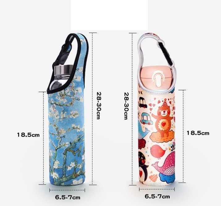  фляжка покрытие бутылка покрытие цвет C плечо .. Neo pre n материалы ребенок 500ml пластиковая бутылка 600ml термос теплоизоляция ремешок держатель плечо 