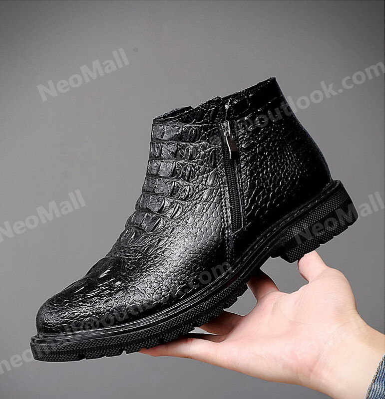 wani рисунок type вдавлено . телячья кожа мужской Shute ботинки черный размер 24.0cm боковой молния casual . искривление . ходить на работу легкий импортированный автомобиль товар [n025]