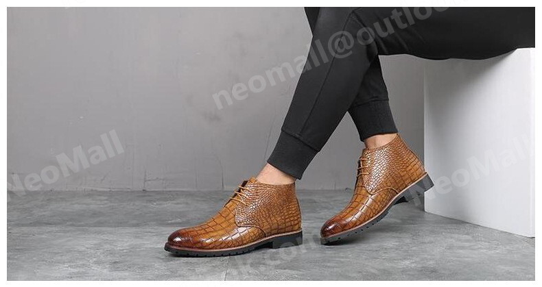 PU кожа мужской Shute ботинки светло-коричневый размер 28.5cm кожа обувь обувь casual . искривление . ходить на работу легкий импортированный автомобиль товар [n033]