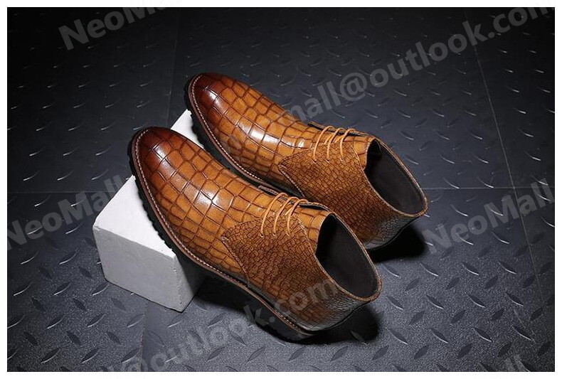 PU кожа мужской Shute ботинки светло-коричневый размер 27.5cm кожа обувь обувь casual . искривление . ходить на работу легкий импортированный автомобиль товар [n033]