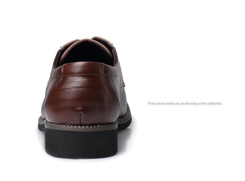  мужской бизнес кожа обувь черный размер 28.0cm кожа обувь обувь casual . искривление . ходить на работу легкий мягкий новый товар [208]