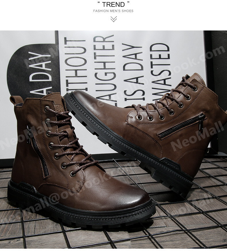  боковой молния есть корова натуральная кожа мужской Shute ботинки Brown размер 24.0cm casual . искривление . ходить на работу легкий импортированный автомобиль товар [n031]