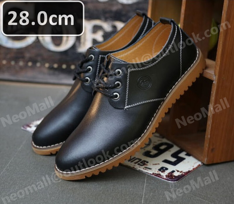  телячья кожа мужской бизнес обувь черный размер 28.0cm кожа обувь обувь casual . искривление . ходить на работу легкий импортированный автомобиль товар [n038]