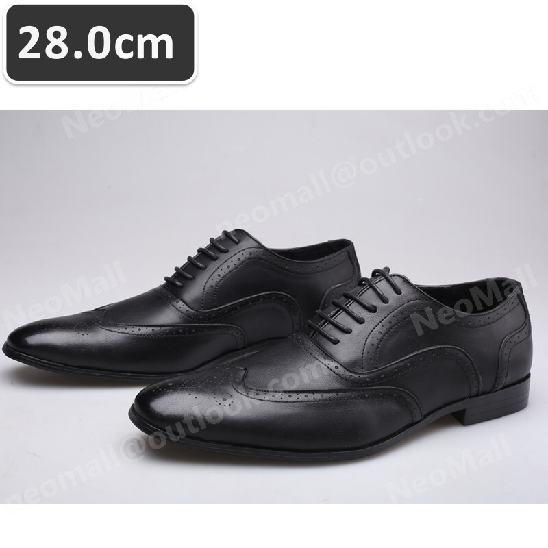  модный мужской бизнес кожа обувь черный размер 28.0cm кожа обувь обувь casual . искривление . ходить на работу легкий импортированный автомобиль товар [n016]