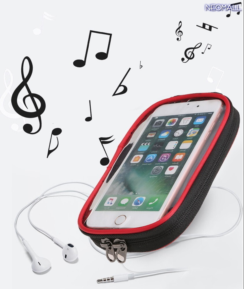  сегодня. Medama * верх камера сумка красный смартфон кейс сенсорная панель сумка 5.7 дюймовый передняя балка k велосипед детали [apa-377]