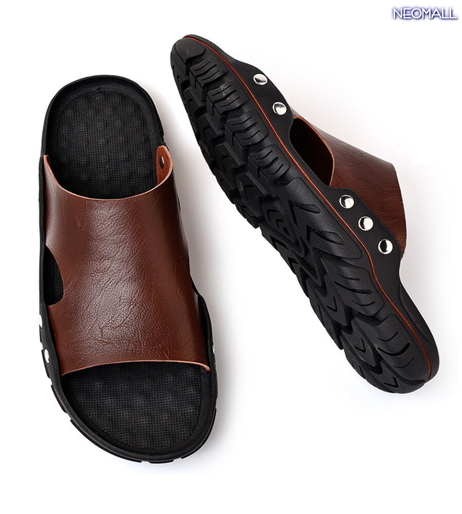  сегодня. Medama товар * кожа сандалии 24.0cm темно-коричневый [330] Wedge подошва . усталость трудно!! лето сандалии тапочки 