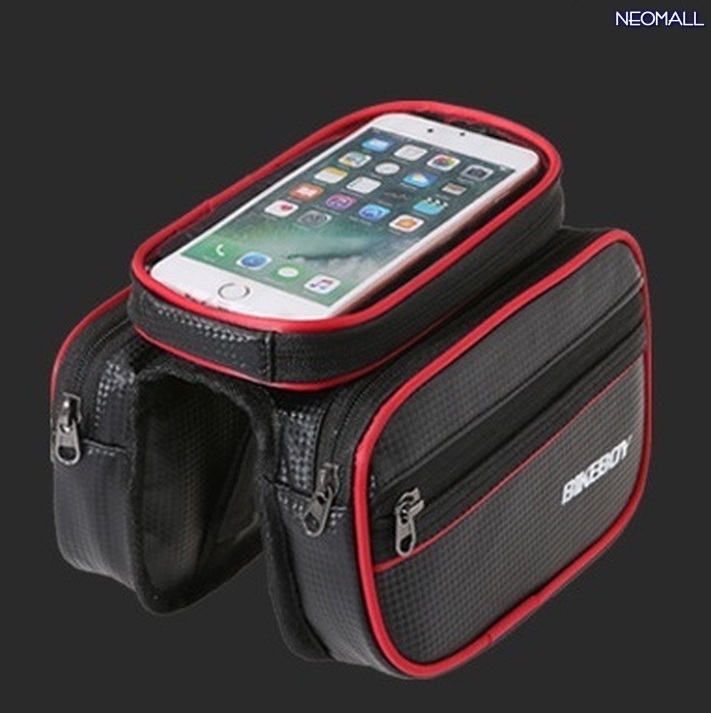  удобный item * верх камера сумка красный смартфон кейс сенсорная панель сумка 5.7 дюймовый передняя балка k велосипед детали [apa-377]