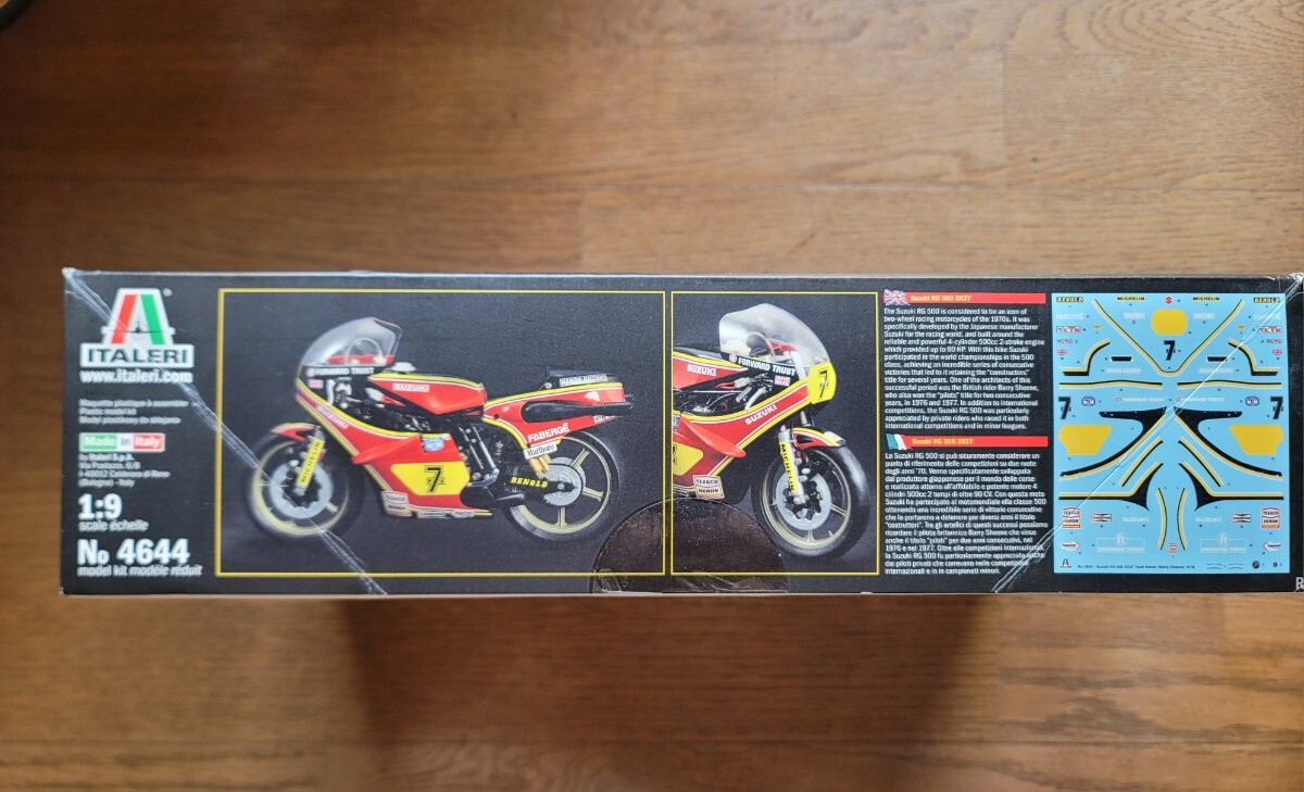イタレリ1/9　スズキRG500　XR27 バリーシーン_画像2